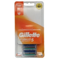 Сменные кассеты для бритья (лезвия) мужские Gillette Fusion5 Sport, 4 шт